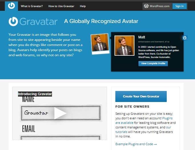 How to Create an Account on Gravatar?