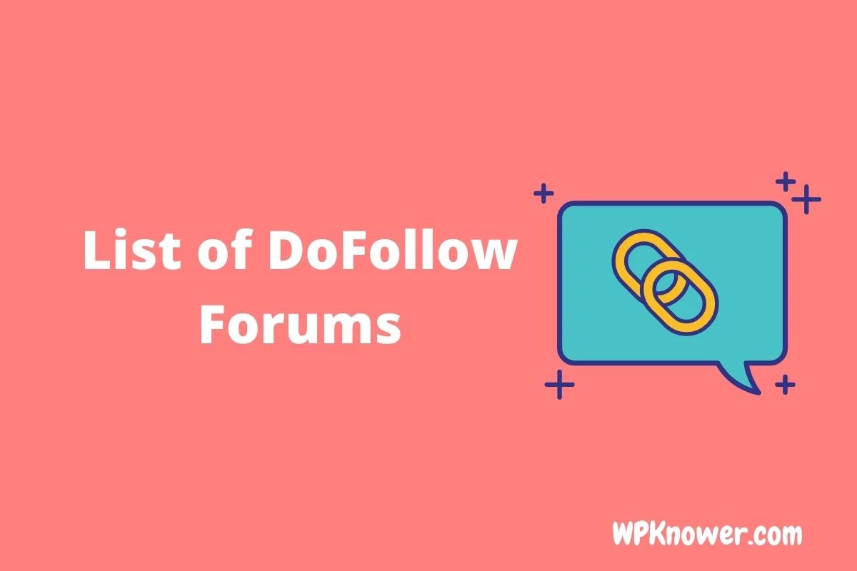 Dofollow Forum Posting SItes List
