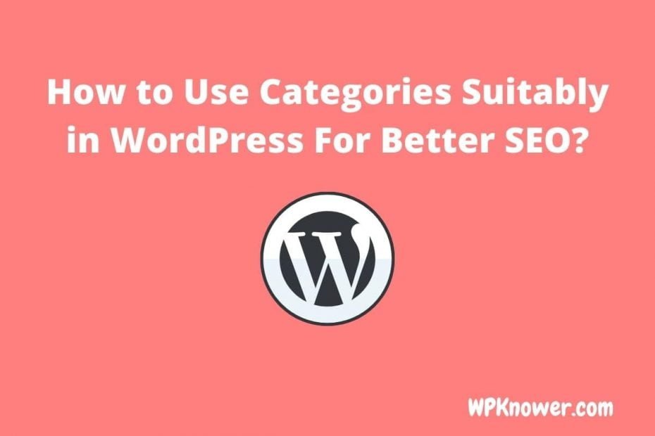 How to use wordpress category