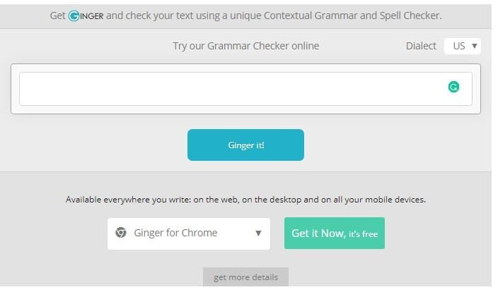 Ginger Grammar Software