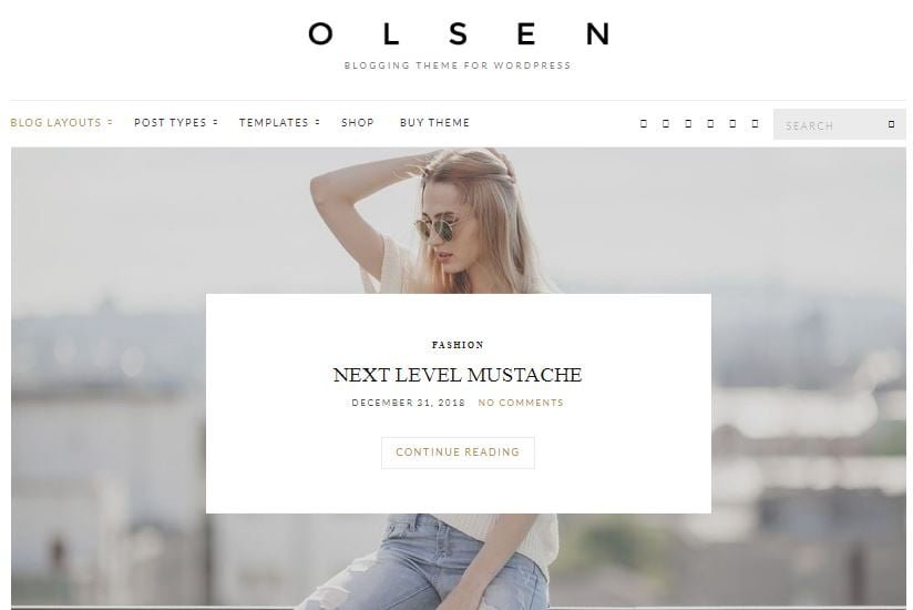 Olsen Fast WordPress Theme
