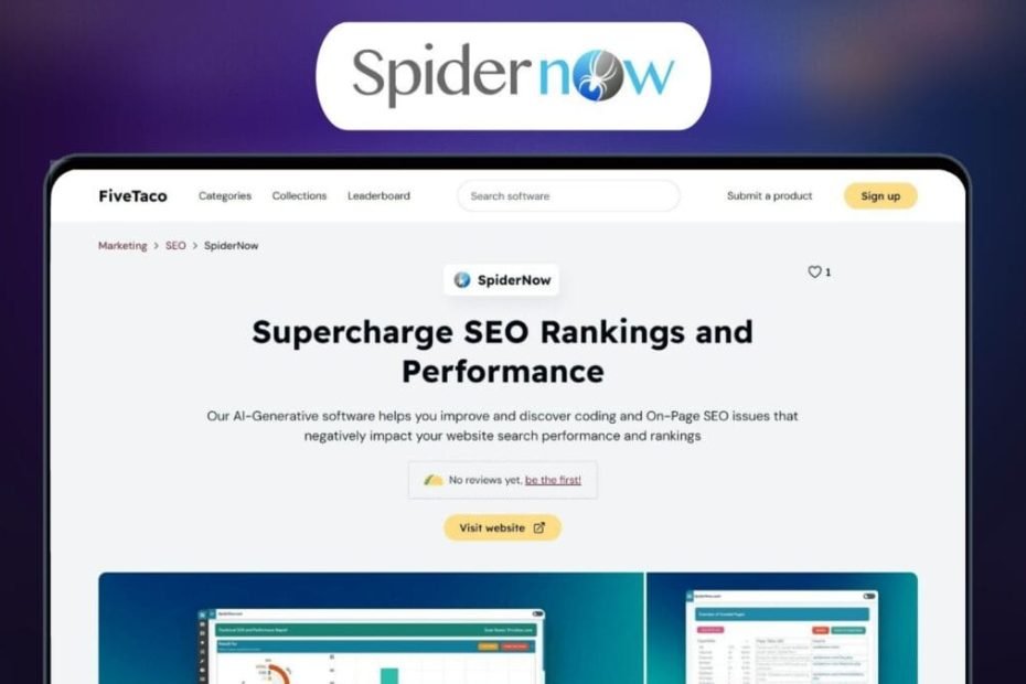 Spidernow Review Appsumo Deal