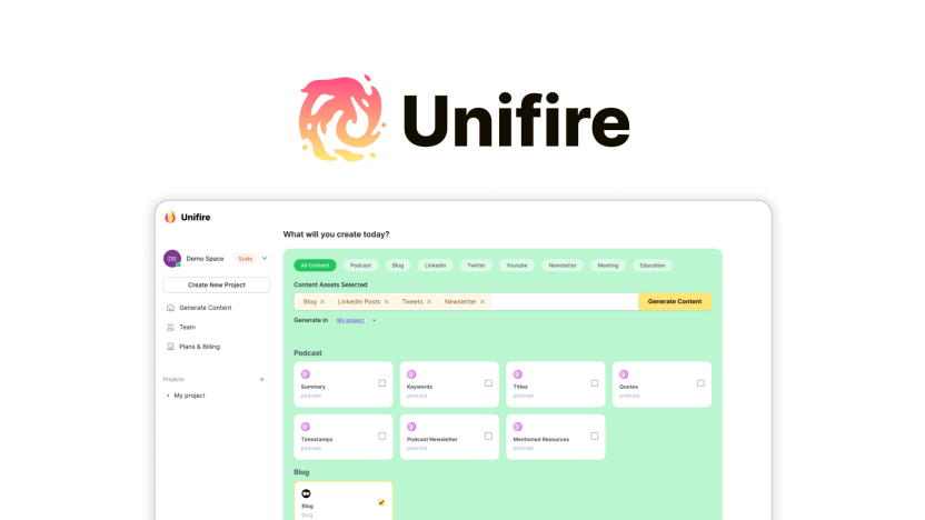 Unifire.Ai Appsumo Deal