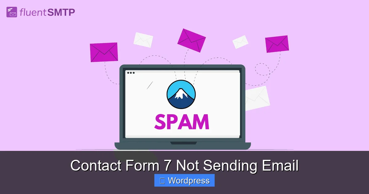 Contact Form 7 Not Sending Email