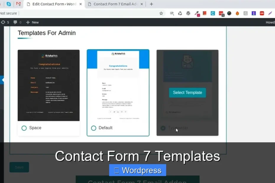 Contact Form 7 Templates