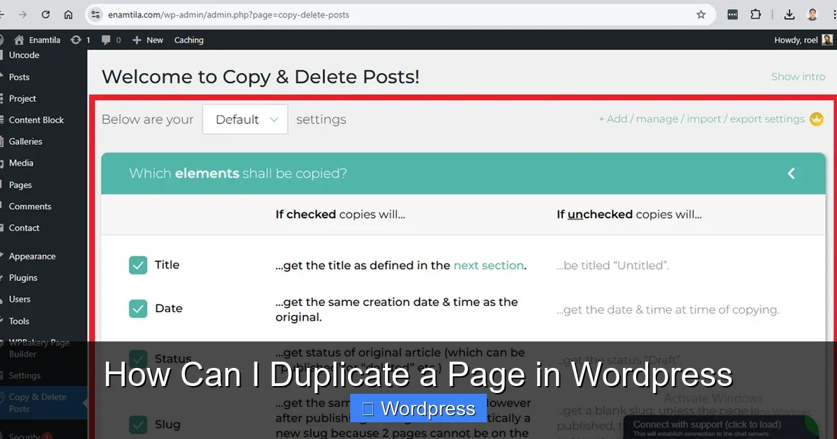 How Can I Duplicate a Page in WordPress