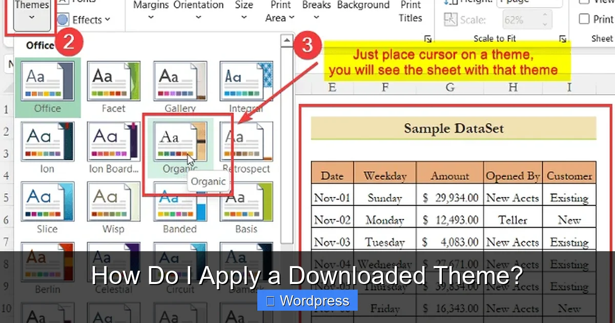 How Do I Apply a Downloaded Theme?