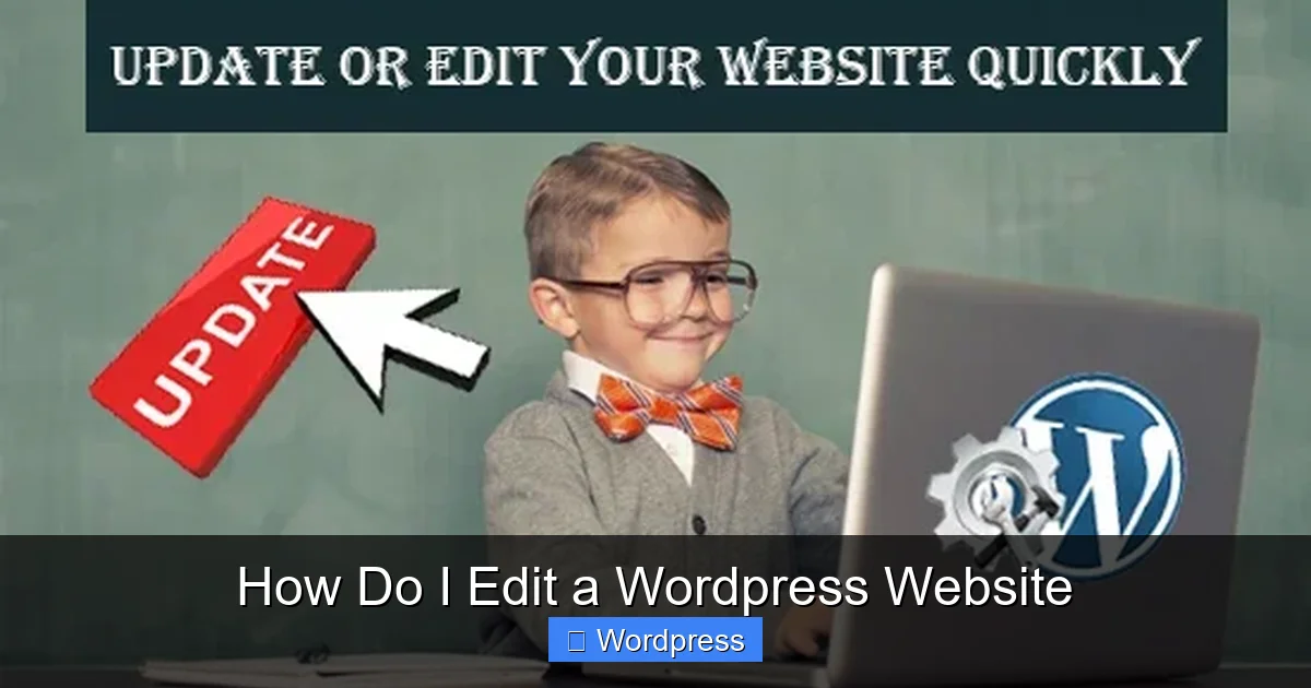 How Do I Edit a WordPress Website