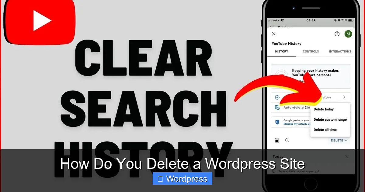 How Do You Delete a WordPress Site