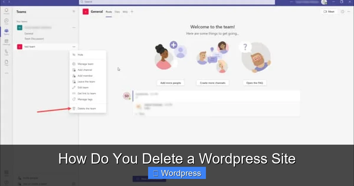 How Do You Delete a WordPress Site