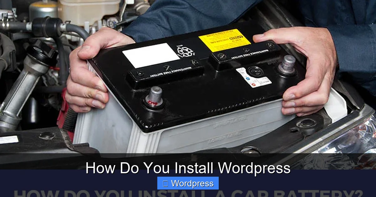 How Do You Install WordPress
