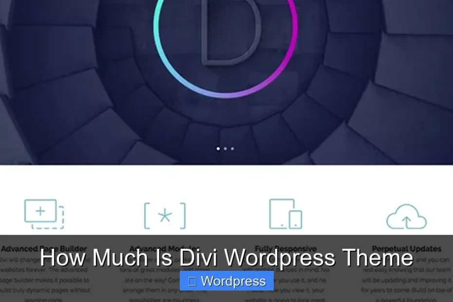 How Much Is Divi Wordpress Theme