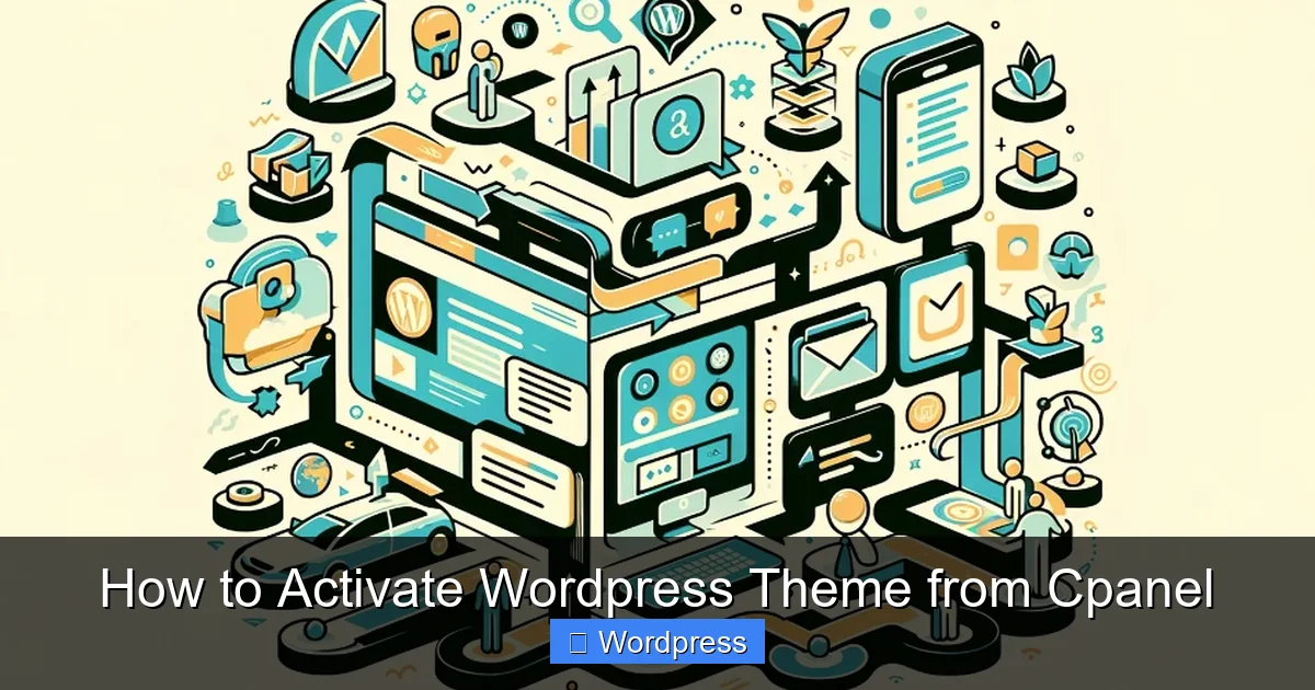 How to Activate WordPress Theme from Cpanel