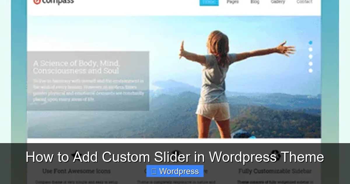 How to Add Custom Slider in WordPress Theme
