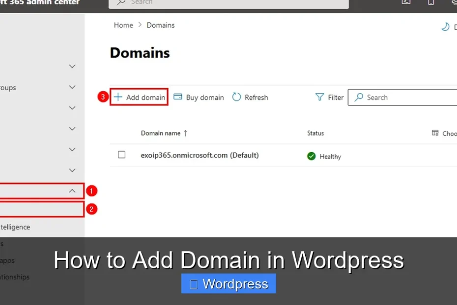 How to Add Domain in Wordpress