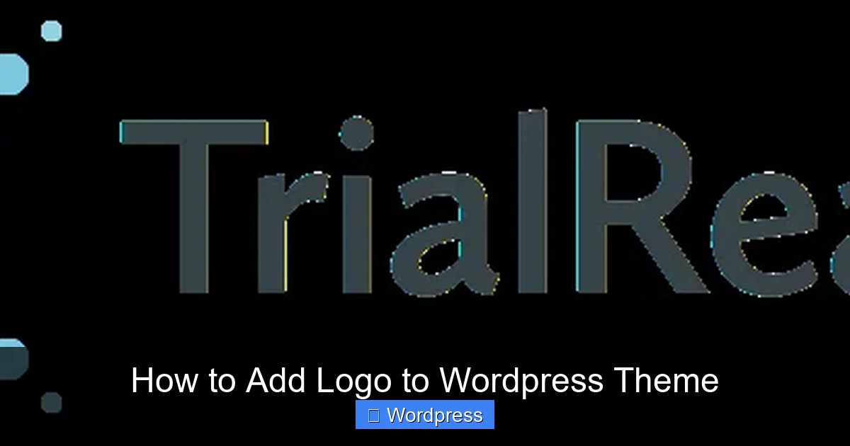 How to Add Logo to WordPress Theme