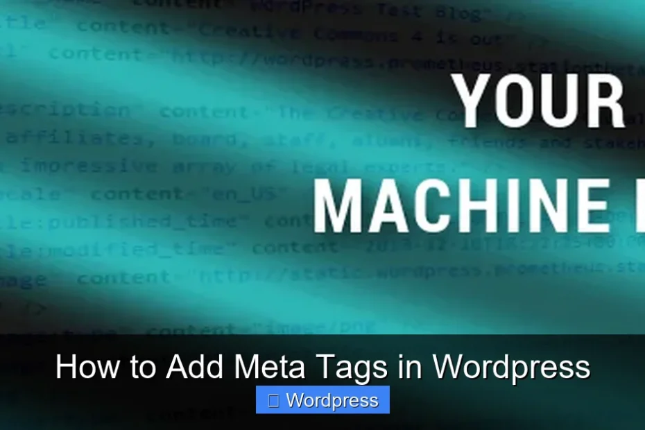How to Add Meta Tags in Wordpress