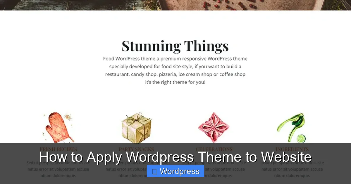 How to Apply WordPress Theme to Website
