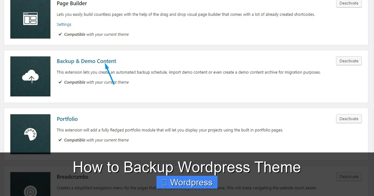 How to Backup WordPress Theme