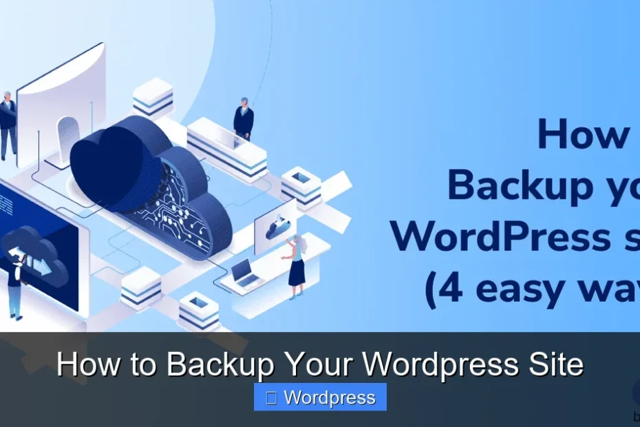 How to Backup Your Wordpress Site