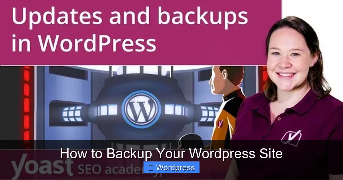 How to Backup Your WordPress Site