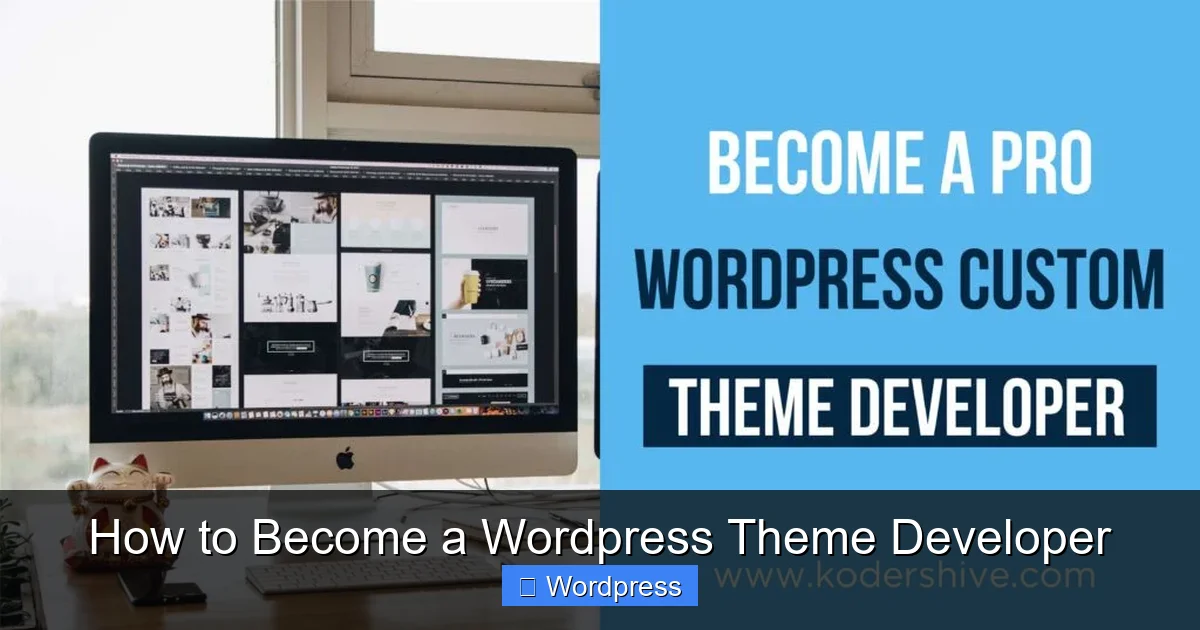 How to Become a WordPress Theme Developer