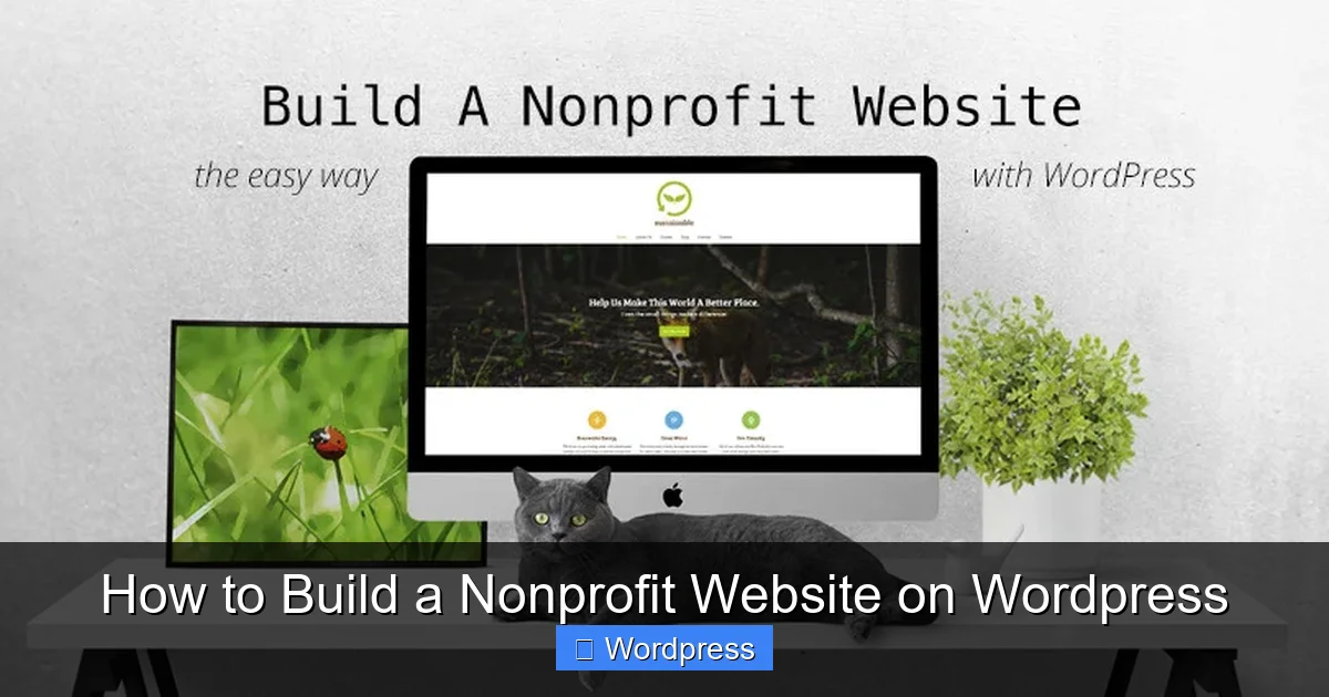 How to Build a Nonprofit Website on WordPress