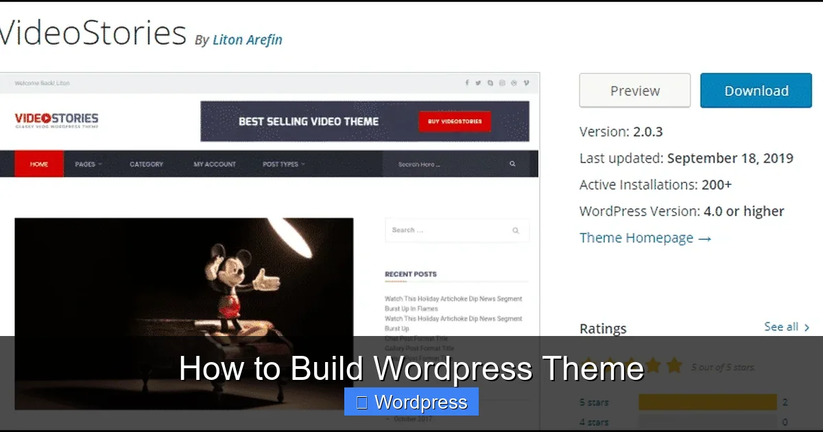 How to Build WordPress Theme