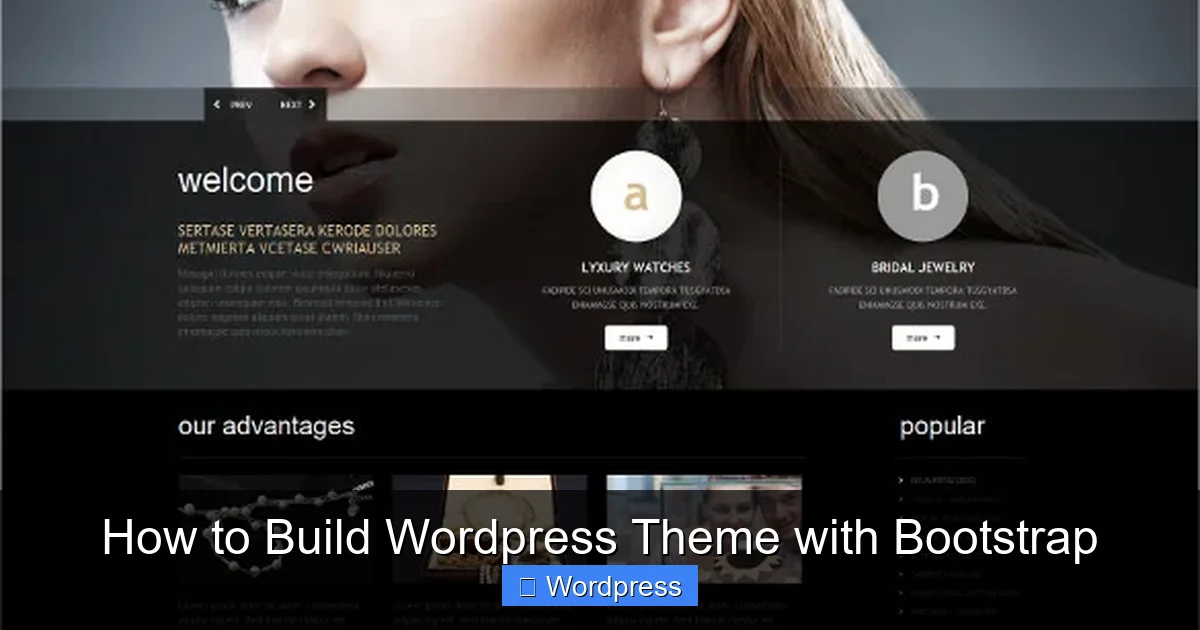 How to Build WordPress Theme with Bootstrap