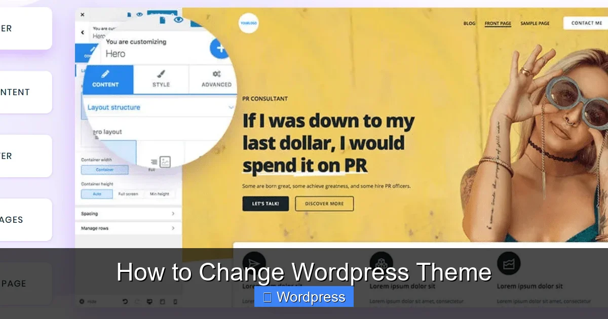 How to Change WordPress Theme