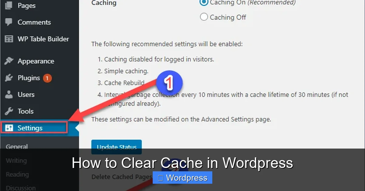 How to Clear Cache in WordPress