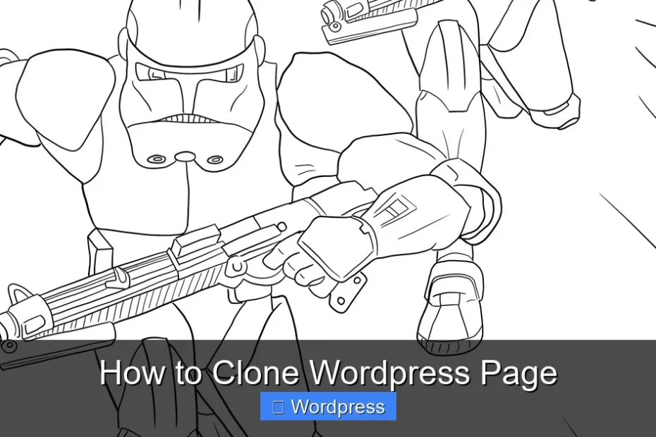 How to Clone Wordpress Page