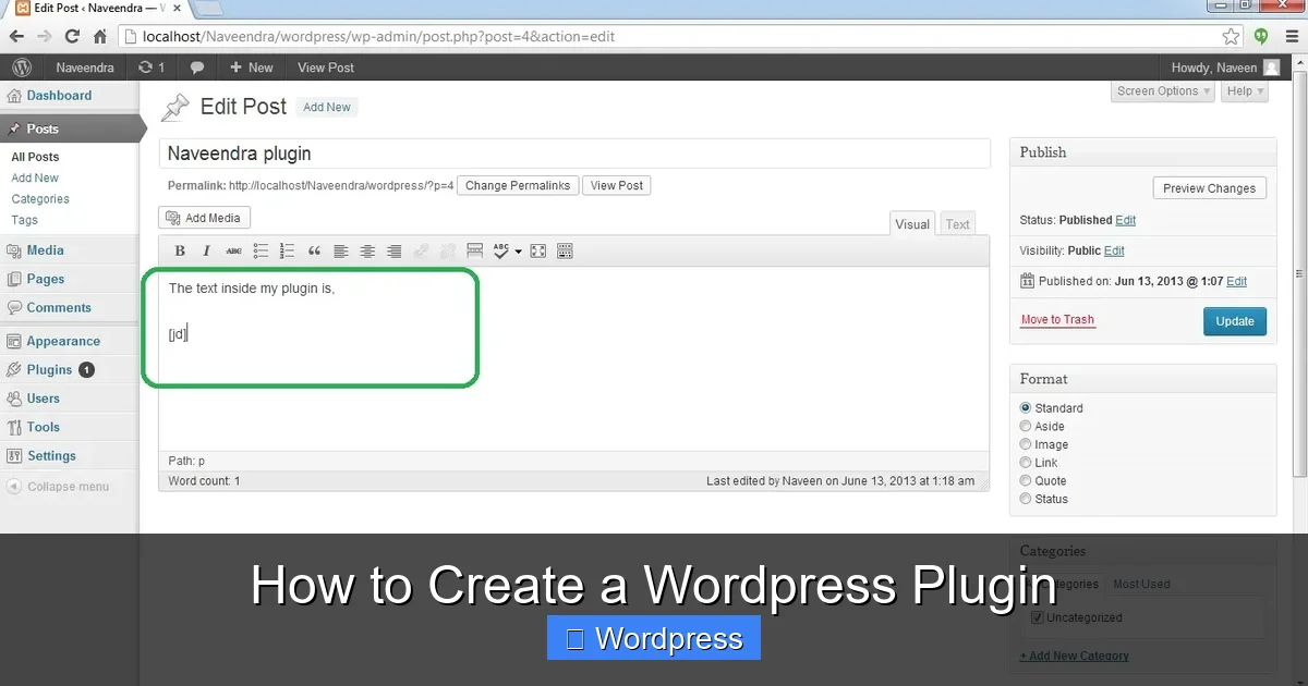 How to Create a WordPress Plugin