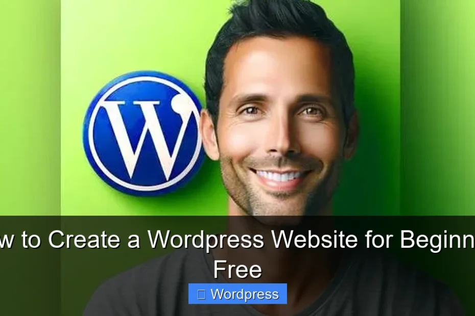 How to Create a Wordpress Website for Beginners Free
