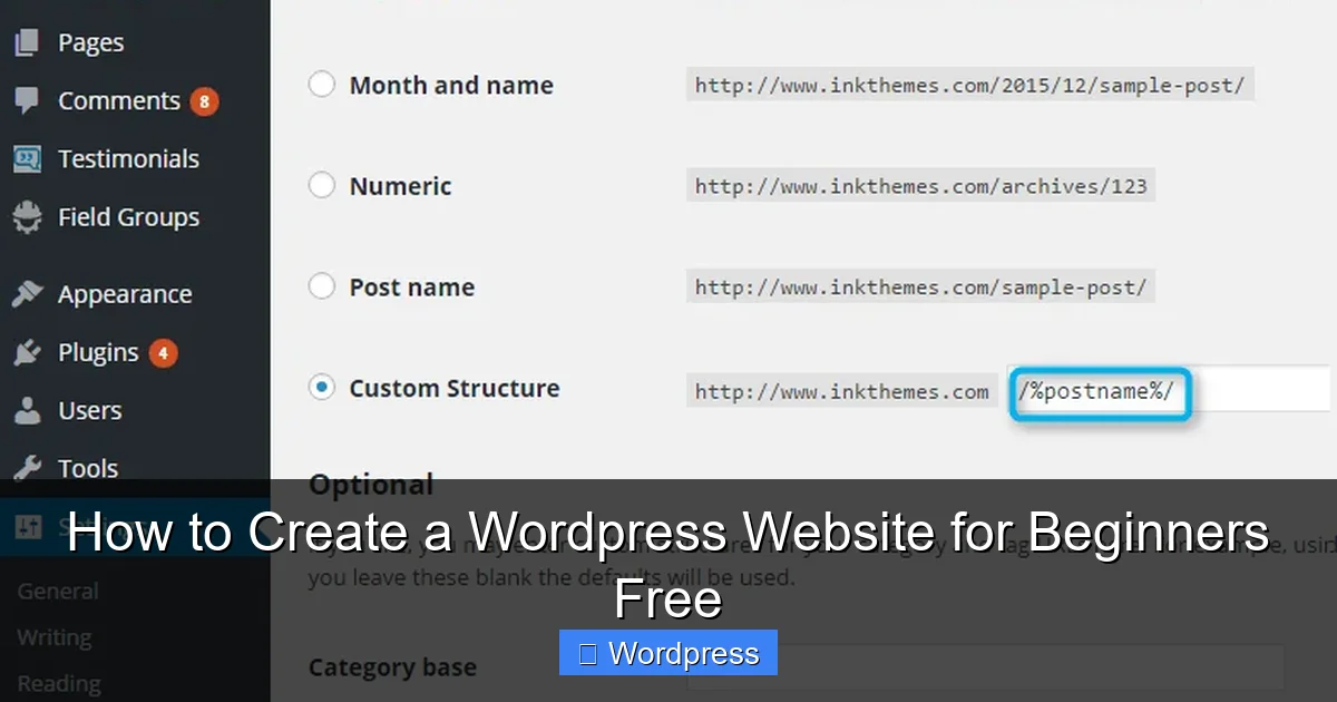 How to Create a WordPress Website for Beginners Free