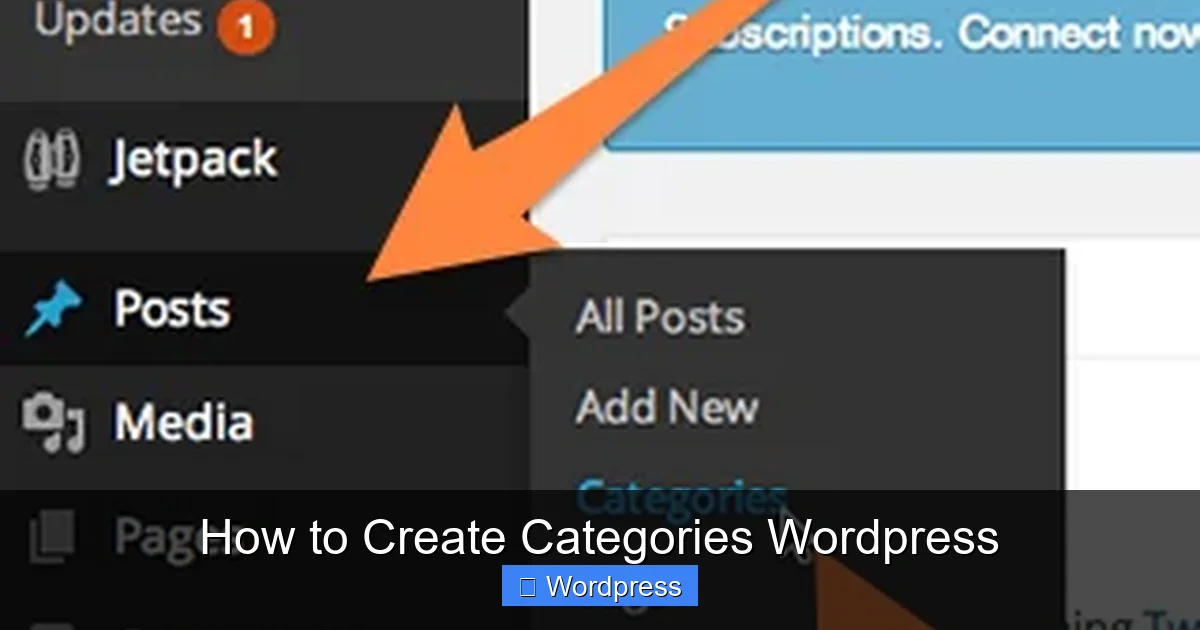 How to Create Categories WordPress