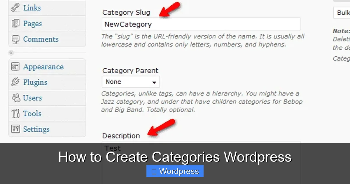 How to Create Categories WordPress