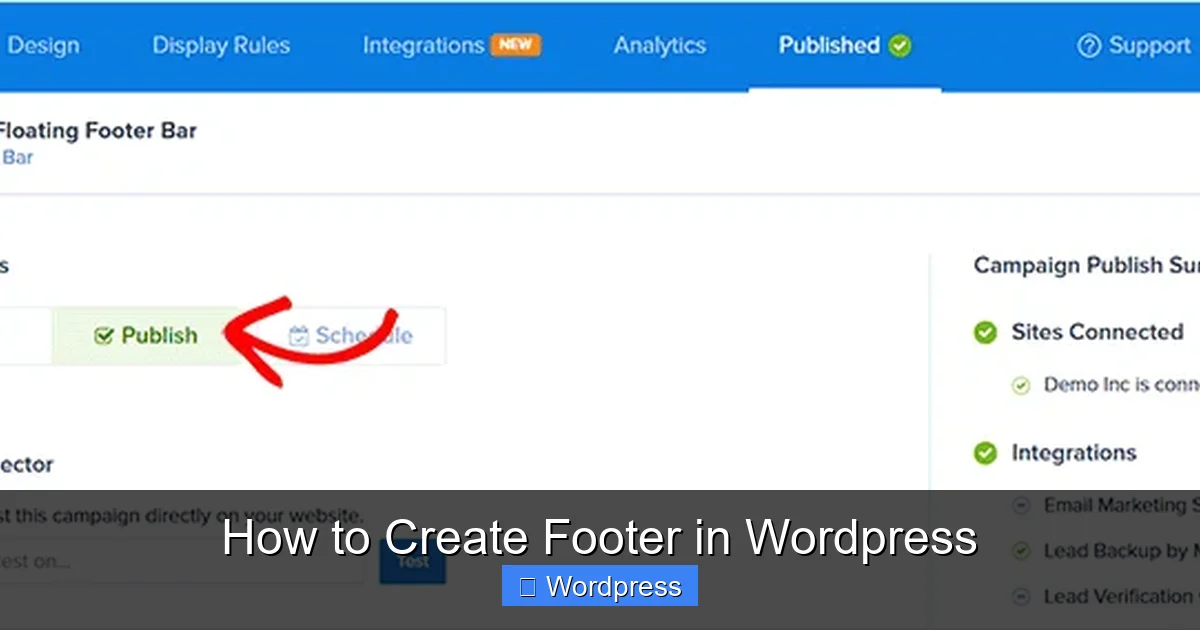 How to Create Footer in WordPress