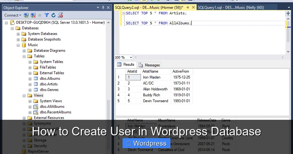 How to Create User in WordPress Database