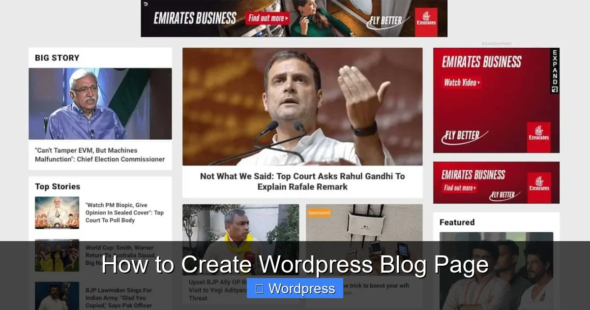 How to Create WordPress Blog Page