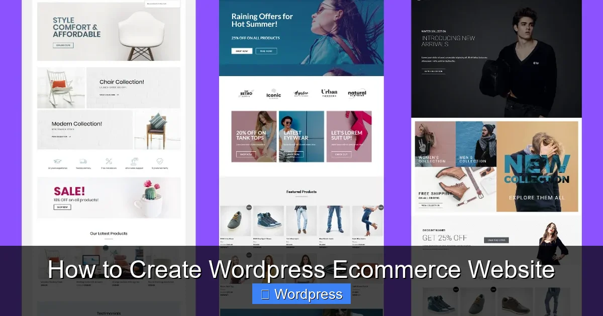 How to Create WordPress Ecommerce Website