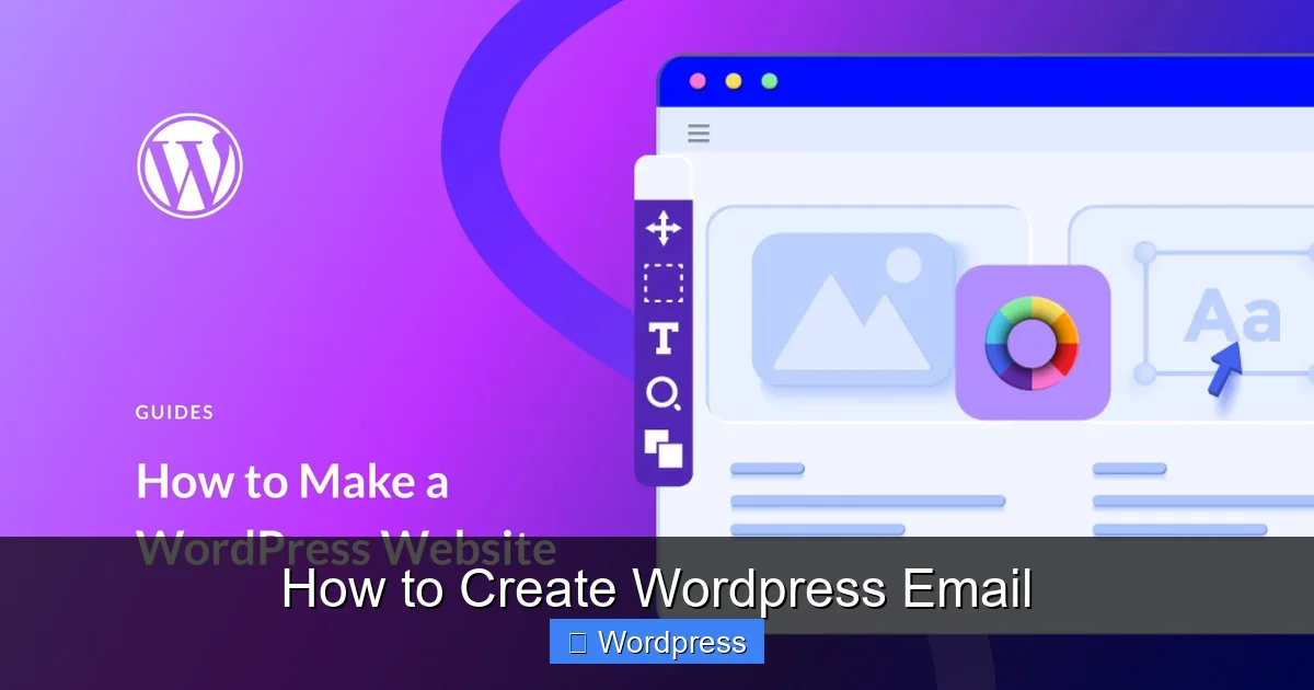 How to Create WordPress Email