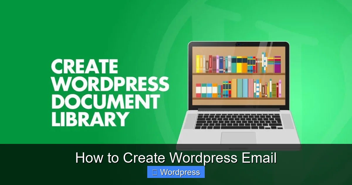 How to Create WordPress Email