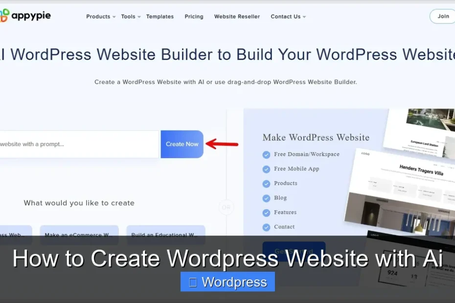 How to Create Wordpress Website with Ai