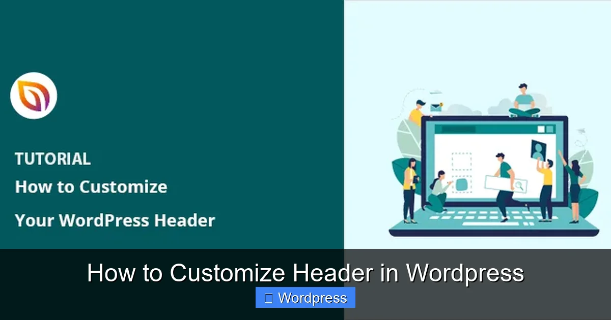How to Customize Header in WordPress