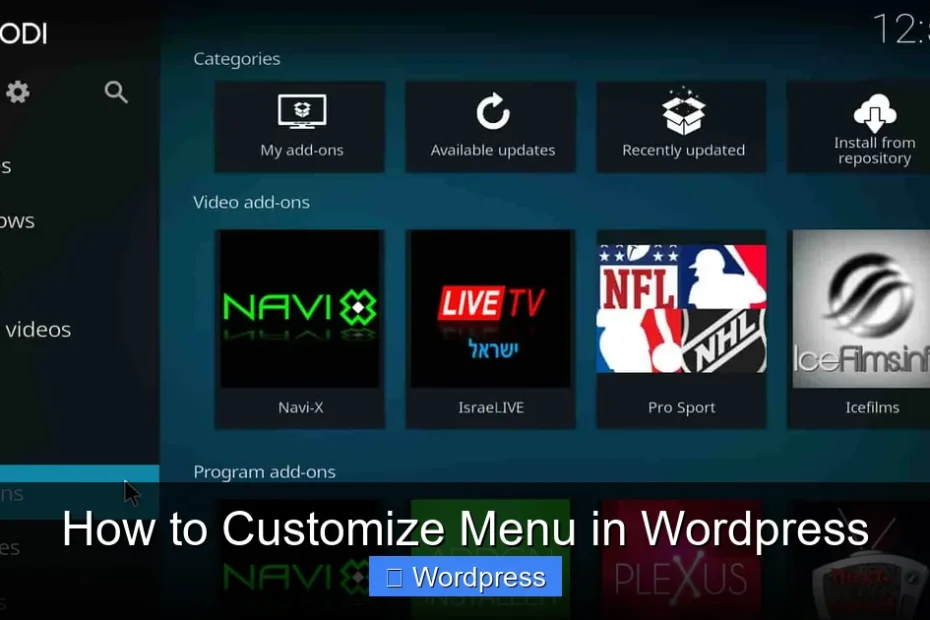 How to Customize Menu in Wordpress