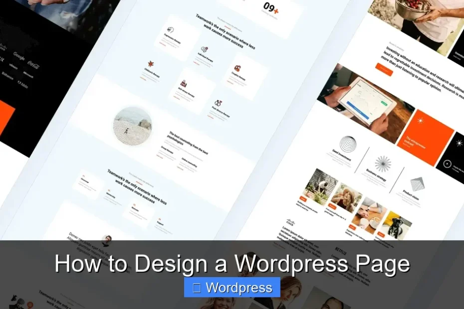 How to Design a Wordpress Page