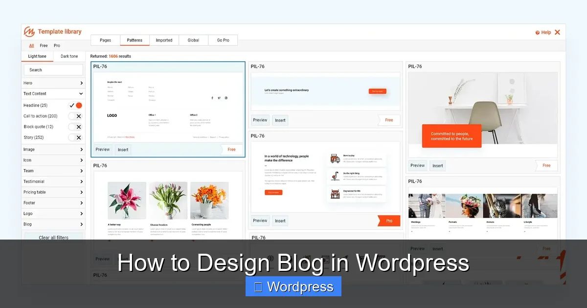 How to Design Blog in WordPress