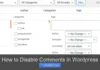 How to Disable Comments in WordPress