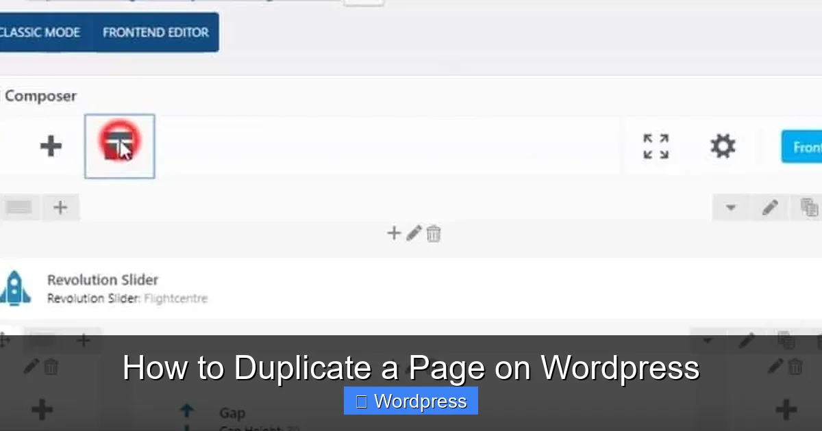 How to Duplicate a Page on WordPress